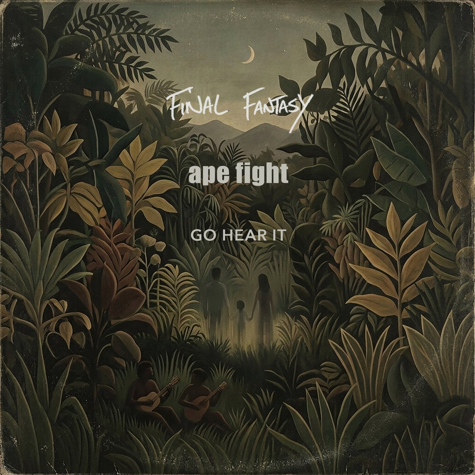 Ape Fight — Final Fantasy album cover. Go hear it.